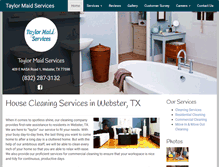 Tablet Screenshot of leaguecitycleaningservice.com